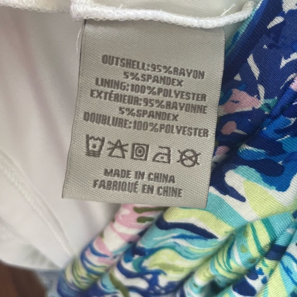 Charlie Paige • Colorful Floral Cowl Neck Shift Dress • Size Medium - Picture 6 of 7